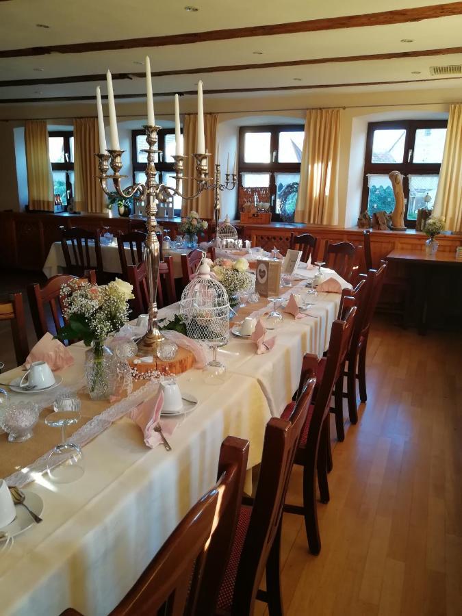 Gasthaus Dollinger 丁克尔斯比尔 外观 照片